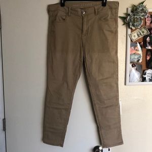 American Eagle Super Stretch Skinny Khaki Pants